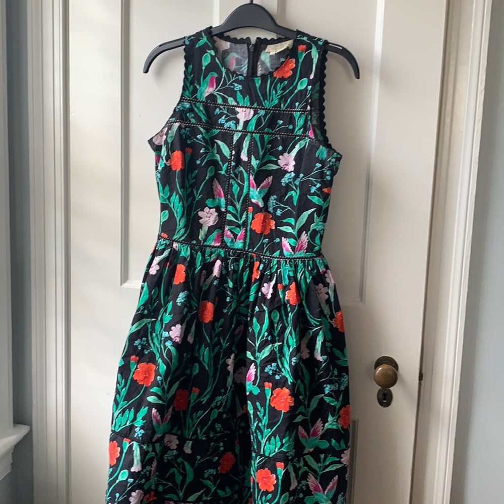 Kate spade Floral print dress with eyelet details